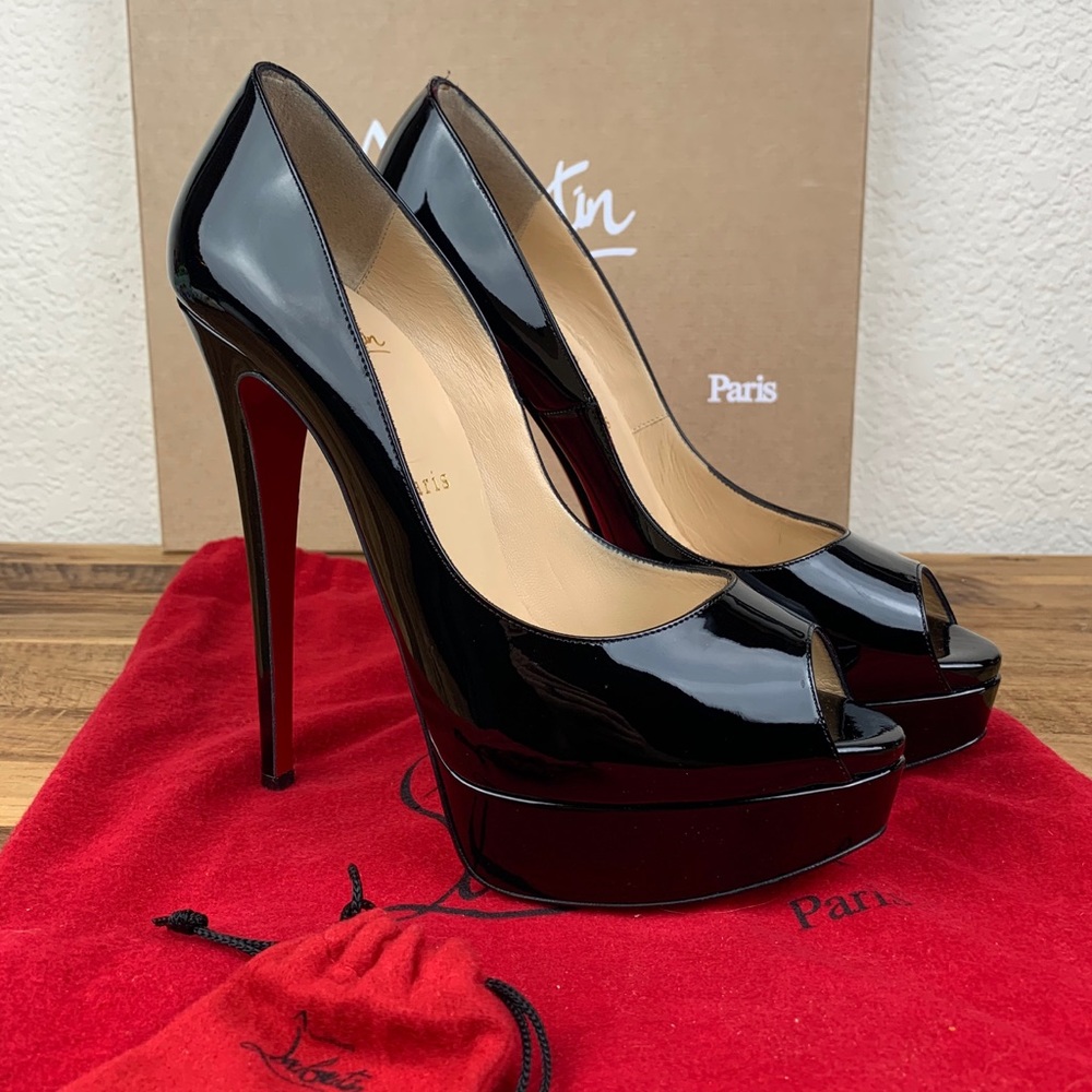 🔥 Lady Peep 150 Black Patent 39